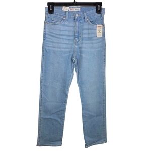 Signature By Levi's Women's High Rise Straight Leg Jean Size 8
